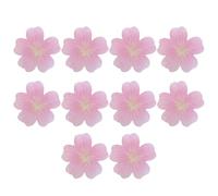 WRITWAA Cherry Blossom with Realistic Design Sticky Memo Pads 10pcs Pink Paper Note Set and Portable Multi-pack Cute Floral Adhesive Notes for Study and Spring Parties for Students