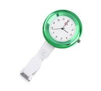 WRITWAA Chic Nurse Pocket Watch Quartz Movement Green Hanging Doctor Fob Timepiece for Birthdays and Mother Day and Stylish Design for Medical Professionals