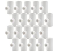 WRITWAA Chicken Waterer Pvc Connectors 35pcs Tee Fittings 1/2 Automatic with Inch Threaded, Resilient Material and Automatic Watering Function for Poultry Farm Use with Ducks and Quails