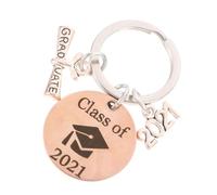 WRITWAA Class of Graduation Keychain Key Ring Enamel Charm Metal Keychain Bag Decor