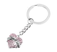 WRITWAA Class of Heart Keychain Key Pendant for Graduation Souvenir for College High School and Middle School Graduates Keepsake for Students