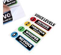 WRITWAA Classroom Wall Decals Classroom Rules Poster 12.58x8.25x0.04in PVC Vibrant Colors Easy to See Class Management Learning Centers and Teachers