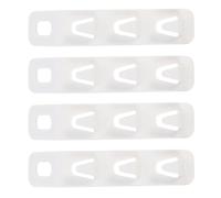 WRITWAA Clothes Hanger Connector Hooks Abs Plastic for Home and Travel 4pcs with Lightweight Non-Slip Design Space Saving Multilayer Hanger Clips for Organising Wardrobe Clothes