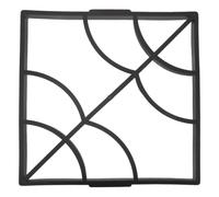 WRITWAA Concrete Paving Stone Mold Stepping Stone Mould Plastic Black for Patios and Driveway Construction Reusable DIY Garden Concrete Paving Mould