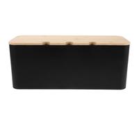 WRITWAA Cord Organizer Box: Cord Hider Box To Conceal Power Strips On Desk Or Floor - Office Under Desk Cable Storage Case For Power Strip, TV Wires