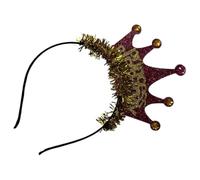 WRITWAA Crown Birthday Hairband for Creative Glitter Headband Happy Birthday Party Accessory Comfortable and Safe for Various Occasions for Photos and Celebrations