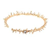 WRITWAA Crown Of Queen King Tiara For Cosplay Birthday Halloween Prom Costume Party Accessories Thorn Crown For Easter Decorations Golden