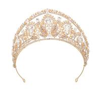 WRITWAA Crystal Bridal Tiara Crown with Radiant Crystals Adjustable Fit Elegant Wedding Hair Accessories for Women Birthday Party Queen Headpiece