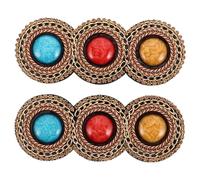 WRITWAA Crystal Shoe Charms 1 Pair Abs Boho Footwear Decoration