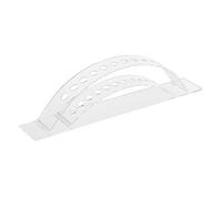 WRITWAA Curved Storage Rack for Makeup Brushes Elegant Organizer for Countertop Display for Cosmetics Storage and Pen Showing Holder