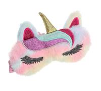 WRITWAA Cute Plush Cartoon Eye Lightweight Sleeping Eye for Travel Napping and Home Use for Teens and Adults for Family and Friends