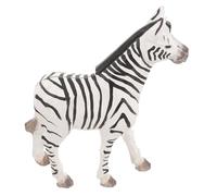 WRITWAA Cute Wood Zebra Figurine 5 Pcs Lightweight Portable Wooden Zebra Sculpture Desk Decoration Elegant Appearance Creative Style for Office