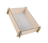 WRITWAA Deep Silicone Mold for Resin Art with Frame Reusable Rectangular Bookend Mold for Flower Preservation and DIY Crafting Flexible Silicone for Beginners and Professionals