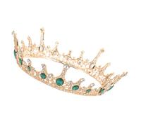 WRITWAA Delicate Bridal Wedding Crown Elegant Baroque Style Crystal Tiara for Women Durable Hair Decoration for Charming Bride and Birthday Celebration