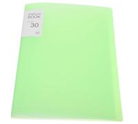 WRITWAA Diamond Art Storage Book Pages Green Portfolio Folder with Clear Pockets Moisture and Scratch Resistant Protective Organizer for DIY Painting Display and Portable Studio Collection