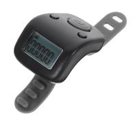 WRITWAA Digital Finger Counter Ring Small Handheld Electronic Tally and Battery Included with Silicone Material Precise Counting Manual Press for Training Activities and Stadium Use
