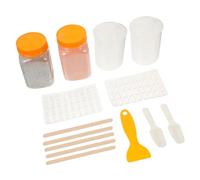 WRITWAA DIY Mini Brick Powder and Mold for Sand Table Landscape Building Kit Craft Tool Kit for Creative Model Makers Suitable for Dolls Houses and Imaginative Bricklaying Projects