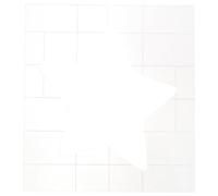 WRITWAA DIY Quilting Template Acrylic Star Stencil Easy to Use Embroidery Shapes Cloth Quilting Templates for Fabric Crafts and Beginners
