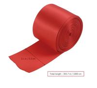 WRITWAA Double-Sided Red Satin Ribbon Smooth Craft Tape for Wedding Invitations Party Decorations Wrapping DIY Hair Bows Bridal Bouquets