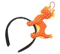 WRITWAA Dragon Headband Pride Hair Accessory Chinese Zodiac Lunar Year Headdress for Women Stage Performance Hair Clip