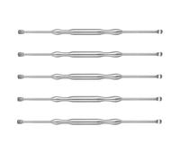 WRITWAA Ear Spoon Set Practical and Easy-to-use Stainless Steel 5pcs with Sturdy Silver Material for Professional Earwax Removal Ear Tools Designed for Trained Professionals