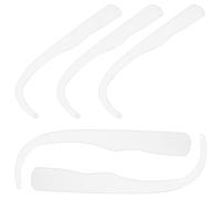 WRITWAA Earring Try Sticks Lightweight and Easy to Store Bend Style 5pcs Acrylic Earring Display Tools for Counters and Home Use