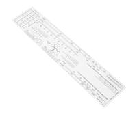 WRITWAA Ekg and Clinical Interpretation, for Emergency for Services Ruler Tool Precise Electrocardiogram Measurement, Plastic Pocketcard Supports Interval Amplitude Use