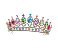 WRITWAA Elegant Crystal Tiara Crown Headband for Women and Bridal Wedding Hair Jewelry Birthday Party Accessories Rhinestone Design for Special Occasions