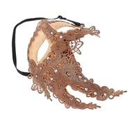 WRITWAA Elegant Gold Lace for Women with Comfortable Fit and Adjustable Elastic Band, for Costume Parties and Dance Mask Sessions, Featuring Vintage European Aesthetics and Ornate Luxury
