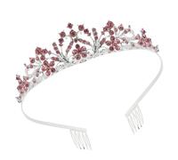 WRITWAA Elegant Rhinestone Bridal Crown Headband for Women Stunning Wedding Headdress for Brides and Bridesmaids for Special Occasions and Parties Comfortable Fit Beautiful Classic Design