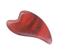 WRITWAA Ergonomic Wooden Massaging Board for Face Traditional Chinese Scraping Tool Relief and Circulation Improvement Natural Blood Flow Booster Brown Massage Therapy Aid