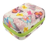 WRITWAA Essential Oil Organizer Case 12 Slots 15Ml Green Zipper Portable Bag for Travel and Perfume Bottle Storage