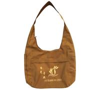 WRITWAA Ethnic Style Hippy Bag Monk Container Cloth Cross-body Sling Bag with Large Capacity and Versatile Design for Convenient Use in Travel and Daily Activities