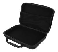 WRITWAA Eva Hard Shell Storage Case for Data Cables and Chargers, Multifunctional Dustproof Carrying Bag with Sleek Modern Design, for Travel and Daily Commutes, Black Colour