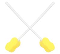 WRITWAA Exfoliating Bath Sponge Long Handle, 2Pcs Shower Back Scrubber with Soft Sponge, Lightweight Body Brush for Foot and Back Cleaning in Shower