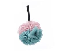 WRITWAA Exfoliating Shower Ball Soft Bath Sponge Pouf for Gentle Cleansing and Full Lather Random Color for Daily Body Care and