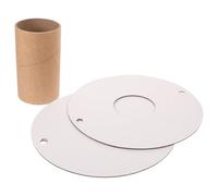 WRITWAA Extension Lead Reel Portable with Simple Design Brown Paper for Packaging and Storage, Easy Operation Cord Organizer for Electrical Cord Management and Wire Tidy, Compact