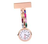 WRITWAA Fashionable Rhinestone Nurse Pendant Watch for Student Nurse Timekeeping Essential