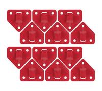 WRITWAA Fire Extinguisher Hanging Hook 2.44X2.44X0.31In Bracket for Wall Use Fire Protection 12 Pack