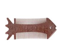 WRITWAA Fish Shape Comb with Fine Teeth for Hair Styling, Red Synthetic Material Comb Featuring No Frizz and No Static Properties, for Daily Hair Care and Styling