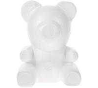 WRITWAA Foam Bear Shape White Craft Polystyrene Modelling Foam for DIY Bear Craft and Wedding Party Decoration
