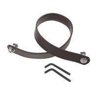 WRITWAA Foot Bath Wooden Tub Handle Replacement Strap Pu Leather Strap for Spa Bucket Easy Carry for Home DIY Repair Kit