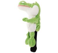 WRITWAA Funny Golf Headcover Plush Lion Animal Design with Secure Snug Fit, Green Soft Golf Club Cover for Woods, Unique and Playful Accessory for Golfers