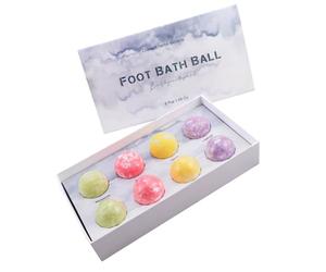 WRITWAA Ginger Essential Oil Foot Bath Ball Set for Spa Soaking Herb Foot Soak Ball Wormwood for Relaxing Bathing Random Color Random Style