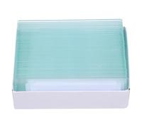 WRITWAA Glass Microscope Slides for Laboratory 50 Pcs Single Concave with Sturdy Material and Suitable for Aquatic Specimen Observation