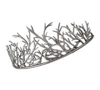 WRITWAA Golden Branch Crown Tiara for Women, Small Leaf Bridal Headband Hair Accessory, Black Thorn Festival Headpiece for Birthday, Wedding, Party, and Costume