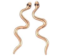 WRITWAA Golden Snake Earrings Comfortable Wearing Experience, Easy to Wear and Take 1 Pair Alloy Material Trendy Statement Earrings for Women for Daily Shopping and Travel