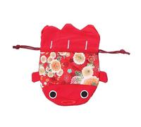 WRITWAA Goldfish Drawstring Pouch Japanese Style Candy Storage Bag Lovely Goody Purse for Weddings Special Occasions for Travel Family Gatherings