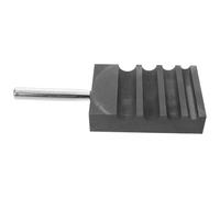 WRITWAA Graphite Melting Tool with Handle Semi-Circular Groove for Gold and Metal Casting Workshop High Temperature Resistance Enhancing Operational Safety