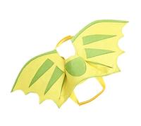 WRITWAA Green Dinosaur Pet Costume for Cats and Pets Lightweight Felt Cloth Material with Adjustable Design Comfortable Wear for Halloween Cosplay Festival Apparel